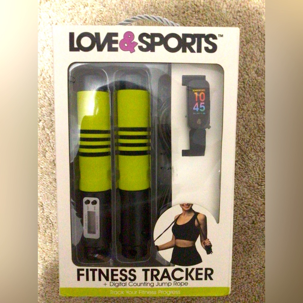 Fitness Tracker + Digital Counting Jump Rope